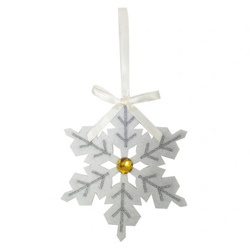 New style white christmas snowflakes ornaments